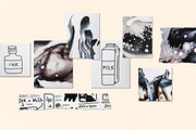 Inky Milk, a Texture Graphic by KAT (Thumbnail 9 of 9)