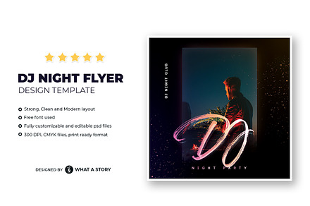 Dj Night Flyer Template