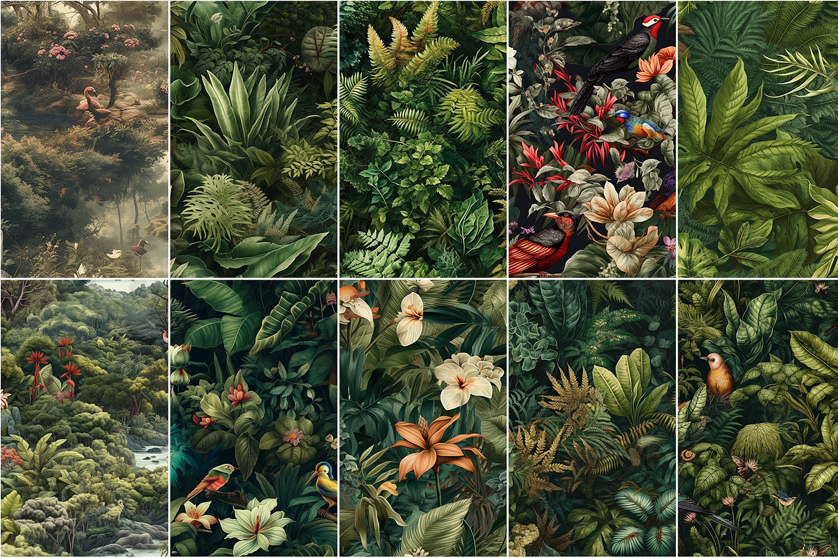 Verdure - Seamless Nature Patterns, a Pattern Graphic by Pixel Perfect Patterns (Photo 8 of 9)