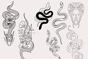 30 Procreate Snake Stamps, a Brush Add-On by Nuclear Brushes (Thumbnail 6 of 10)