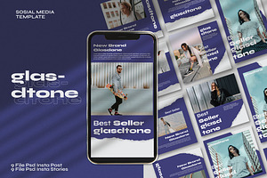 Glasdtone Instagram Template