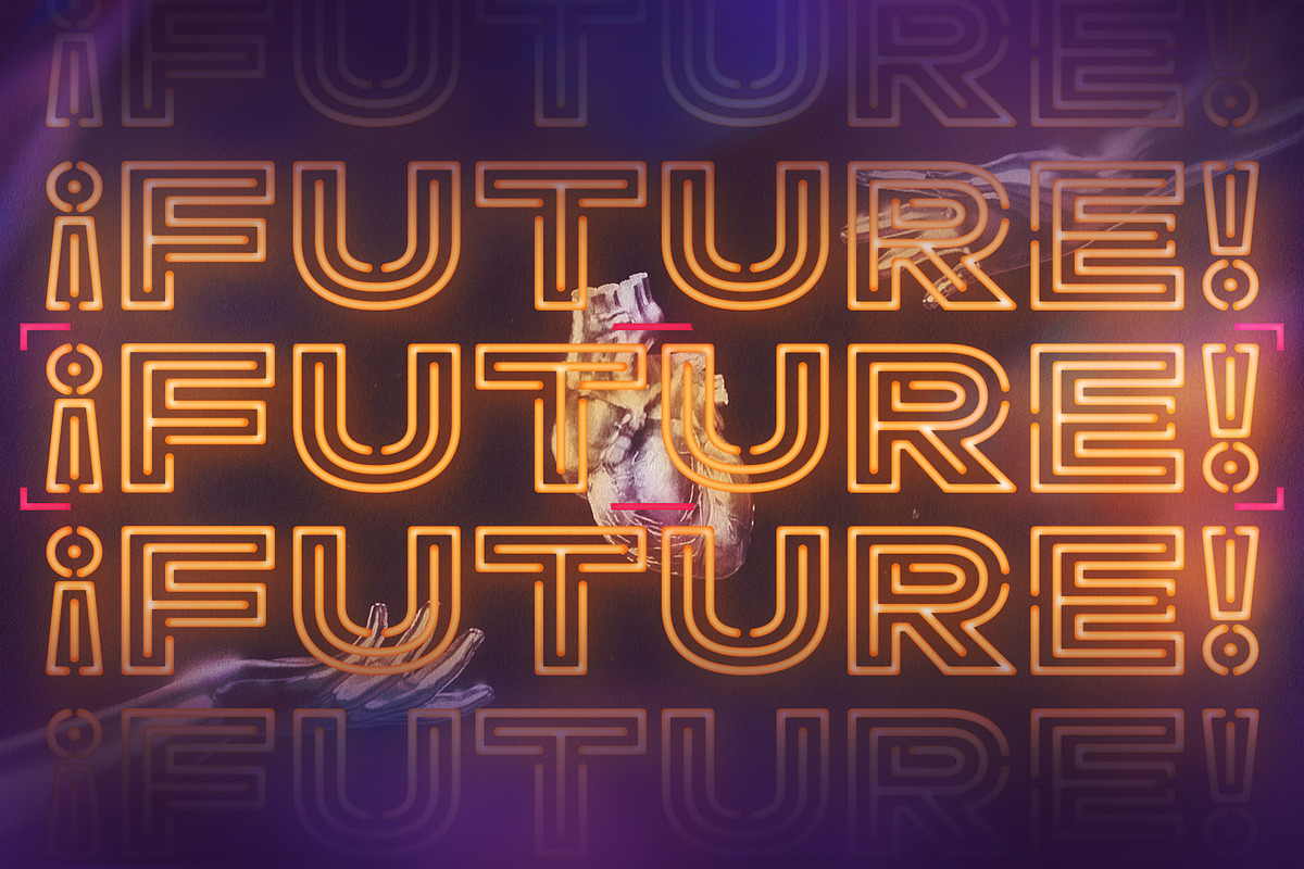 Leegione - Neon Sci-fi Futuristic, a Sans Serif Font by Almarkhatype (Photo 4 of 10)