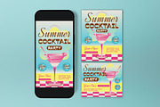 Summer Cocktail Party Flyer, a Flyer Template by graphicook (Thumbnail 3 of 3)