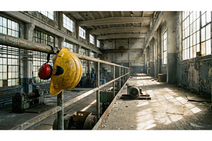 Yellow hard hat and red ear, an Industrial Photo by Igor Tichonow