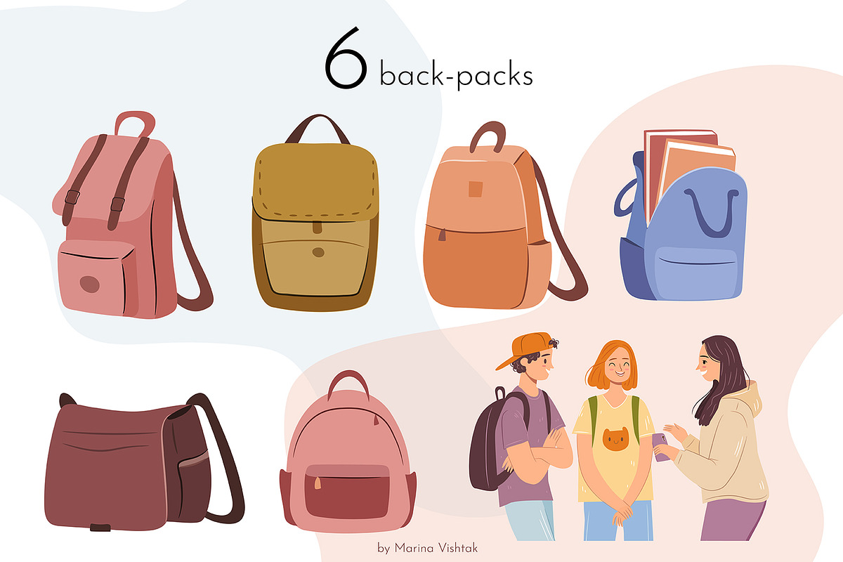 Back to school vector clipart, a Graphic by Heartwarming Art (Photo 12 of 13)
