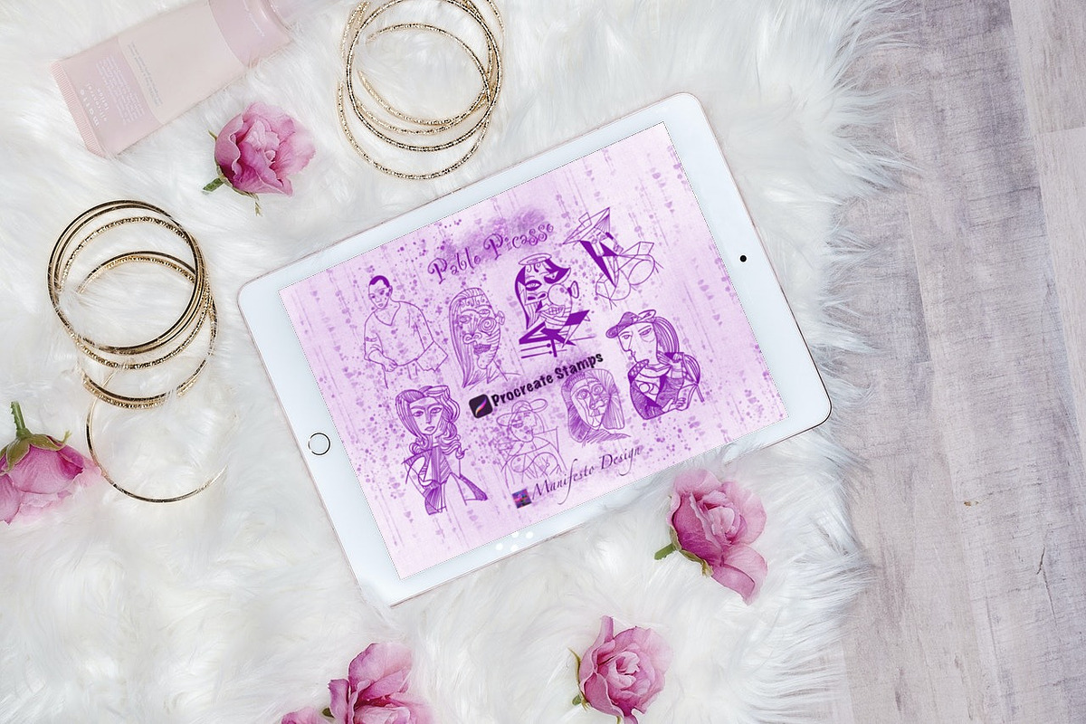 Pablo Picasso Procreate BUNDLE V 5, a Brush Add-On by Manifesto Design Gallery (Photo 17 of 17)