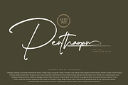 Penthagon // Script Font Duo, a Script Font by GDcreative (Thumbnail 1 of 11)
