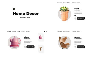 Home Decor Product Promo for DaVinci, a Templates & Theme by 2dfx