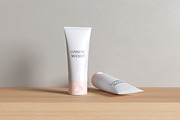 Minimalist Cosmetic Tube Mockup, a Packaging Mockup by Getdesign (Thumbnail 4 of 4)