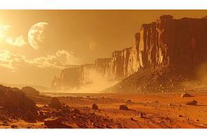 A dramatic alien desert landscape, a Nature Photo by Igor Tichonow