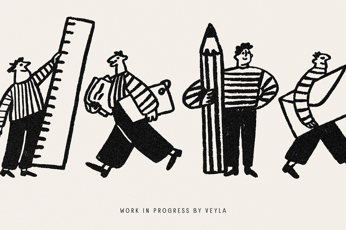 Work in Progress: 50 Characters, a Person Illustration by Veyla (Photo 6 of 9)