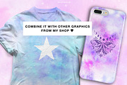 Seamless Pastel Galaxy Texture, a Pattern Graphic by DiBrush Studio (Thumbnail 4 of 6)