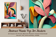 15 pop art abstract plant modern, a Decorative Illustration by ARTOZEN DIGITAL (Thumbnail 1 of 15)