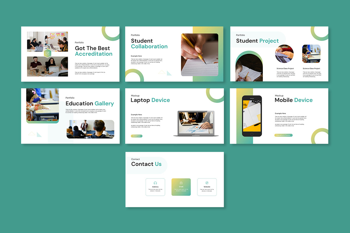 Education Presentation Template, a Templates & Theme by Slide_Genius1 (Photo 5 of 5)