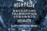 Sale ! 50% off High Pride, a Font by fopifopi (Thumbnail 2 of 4)