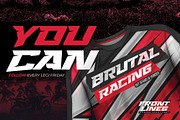 Front Lines - Modern Sport Fonts, a Sans Serif Font by Gassstype (Thumbnail 6 of 10)