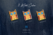 Enamel Pin Photoshop Action, an Action Add-On by Andrew Skoch Design (Thumbnail 4 of 8)