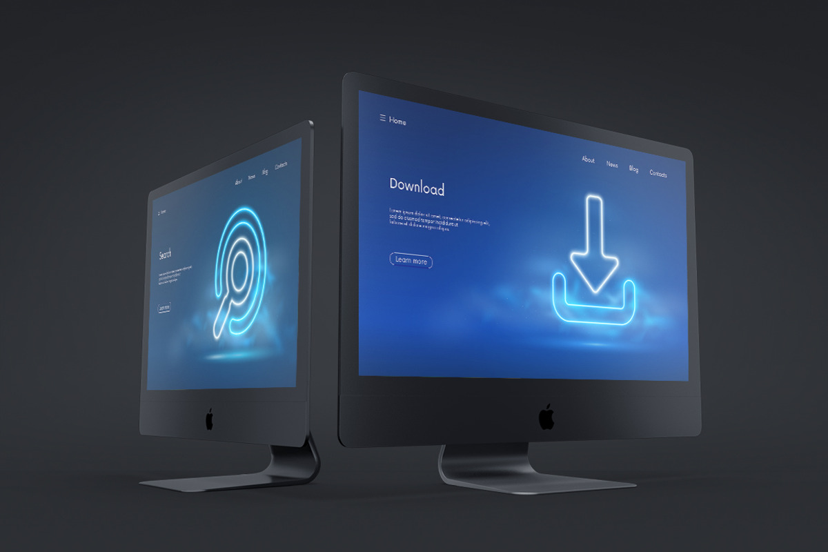 Tech landing page set 2, a Work Illustration by MaximGertsen (Photo 5 of 6)