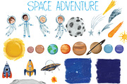 Kid's in Space celestial Adventure, an Education Illustration by Winged Graphics (Thumbnail 3 of 3)