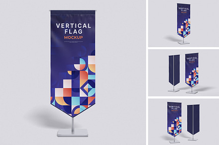 VERTICAL FLAG MOCKUP, a Product Mockup by swsi-studio