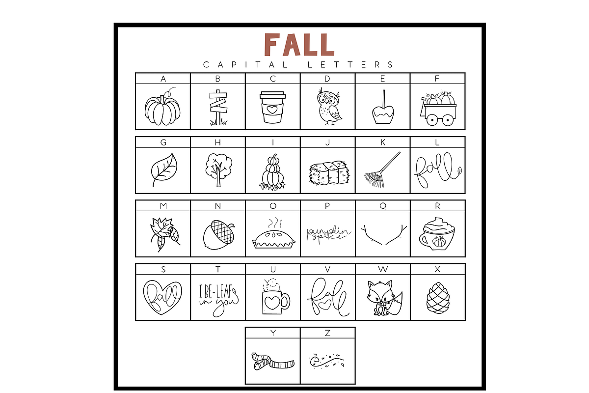 Fall Fun - A Doodles Font preview 2