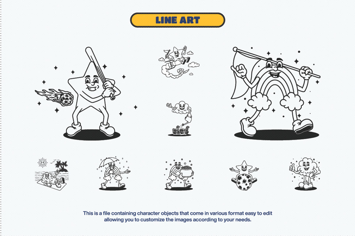Retro Sky Park Illustration, an Object Illustration by Decoconio Design (Photo 4 of 8)