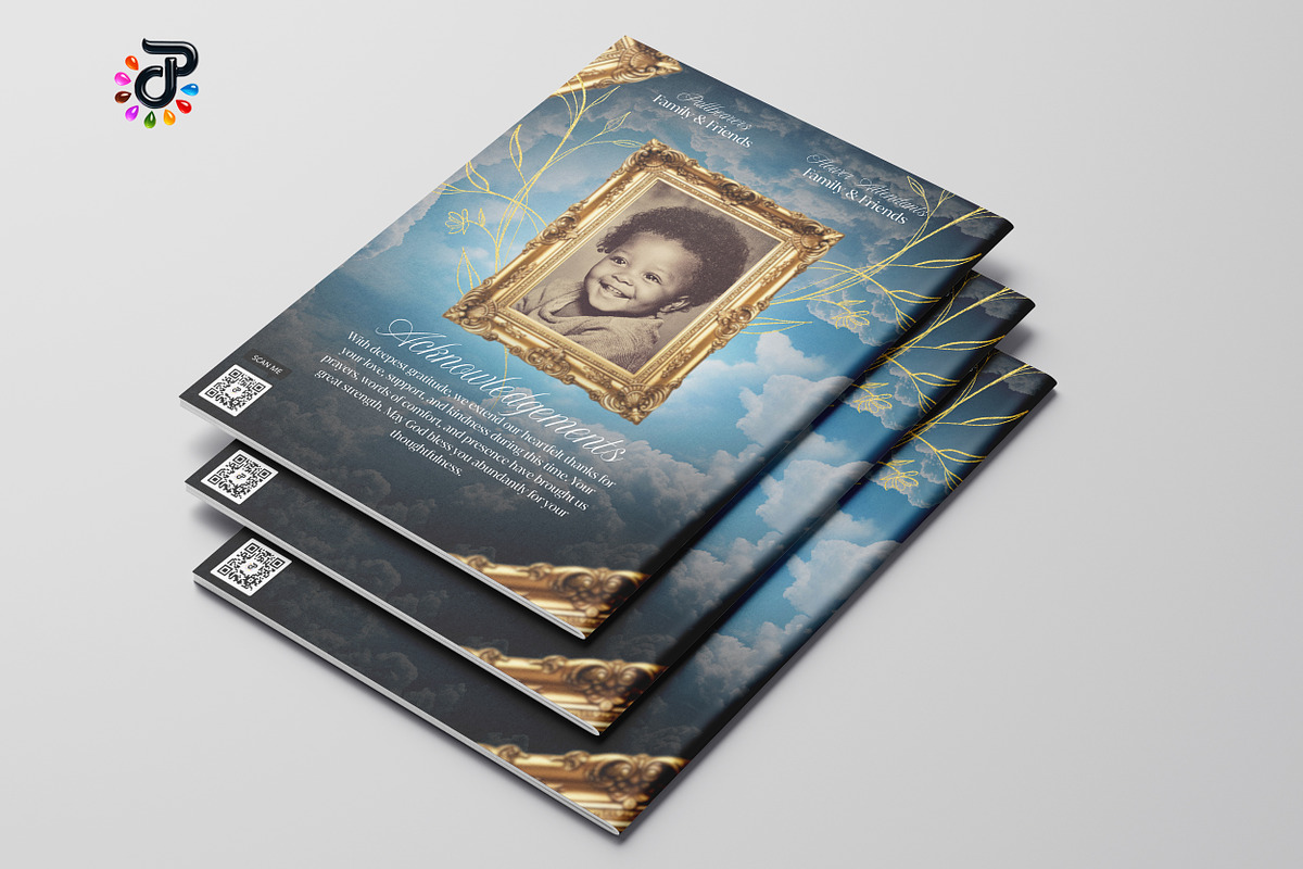 Elegant Canva Obituary Template, a Brochure Template by Protech Design ENT (Photo 9 of 9)