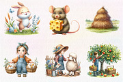 Farm Yard Animals, Clipart, an Illustration by CreationArt (Thumbnail 4 of 6)