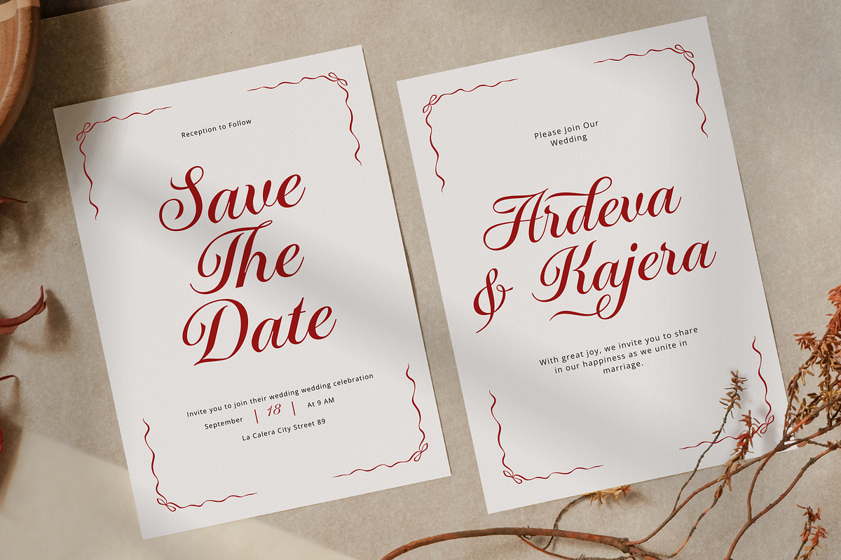 Runethia - Calligraphy Font, a Script Font by Sronstudio (Photo 9 of 16)