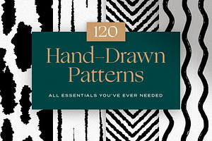 120 Hand-Drawn Organic Patterns