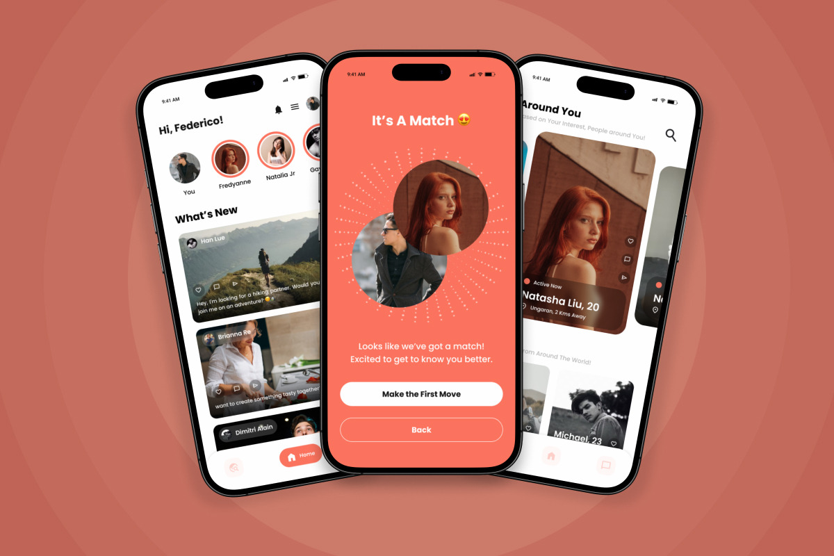 Bonds - Social & Dating Mobile App, an App Template by productype1 (Photo 4 of 5)