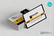 Construction Canva Business Card 17, a Business Card Template by PSDPixel (Thumbnail 3 of 4)