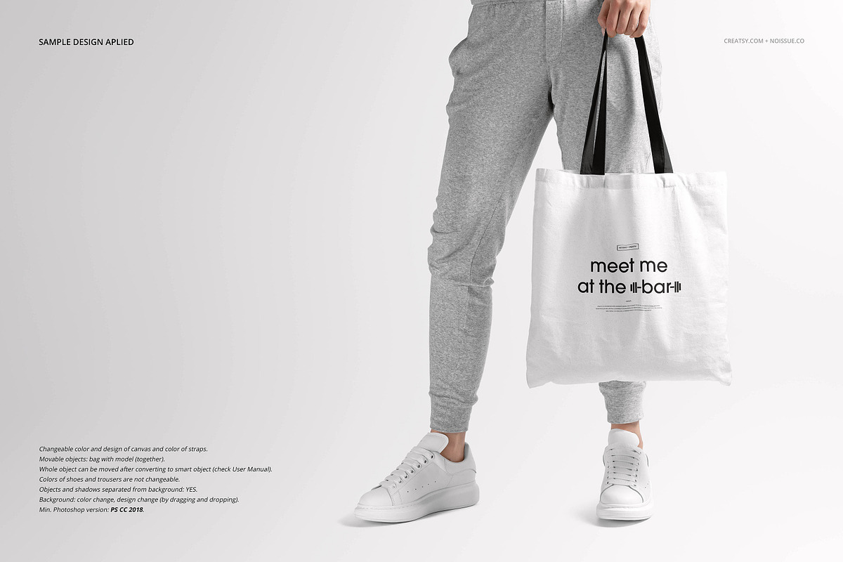 Noissue Tote Bag Mockup Bundle, a Packaging Mockup by creatsy5 (Photo 56 of 67)