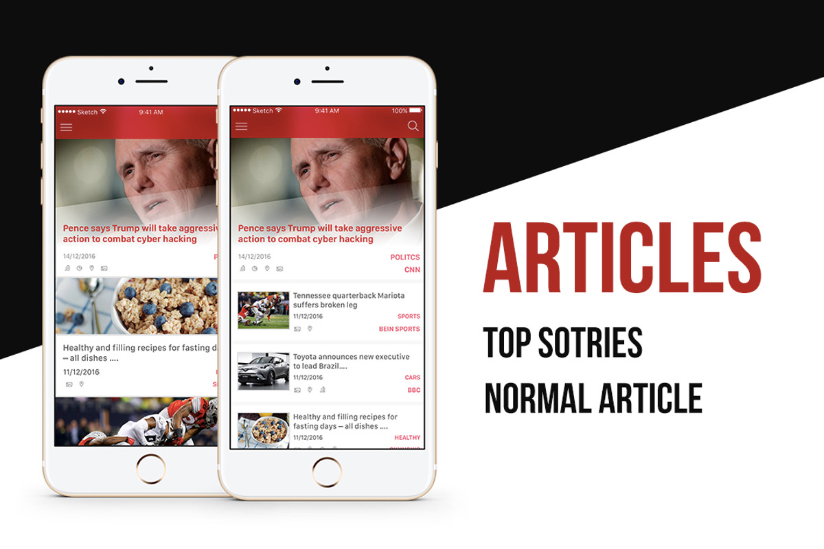 BREAKING NEWS UI, a Templates & Theme by UX Monster (Photo 3 of 9)