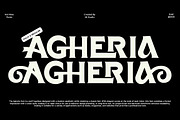 Agheria, a Serif Font by IM Studio (Thumbnail 1 of 12)