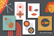 MidCentury Retro Geometry Abstract, an Object Graphic by Sofico (Thumbnail 2 of 14)