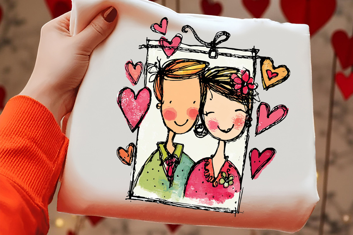 Hand Drawn Valentine Clipart, an Illustration by OK Design (Photo 5 of 6)