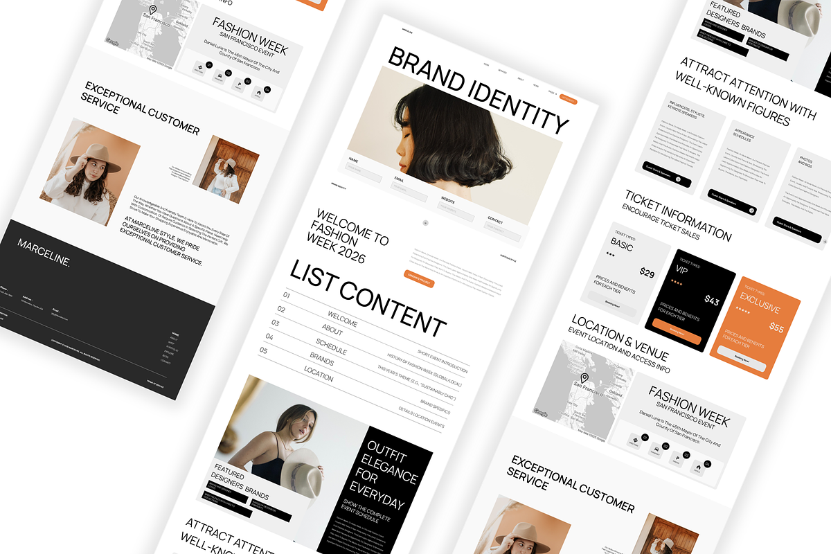 Brand Identity Landing Pages, a Landing Page Template by Creatorism (Photo 4 of 5)