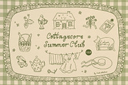 4 Seasons Cottagecore Cipart Bundle, a Seasonal Illustration by Cute Atelier (Thumbnail 2 of 36)