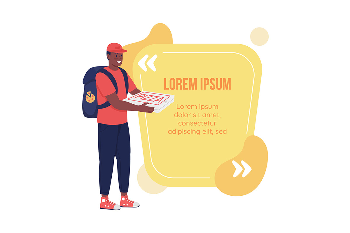 Delivery quotes box with flat charac, a Shopify Template by IMG visuals characters (Photo 6 of 6)