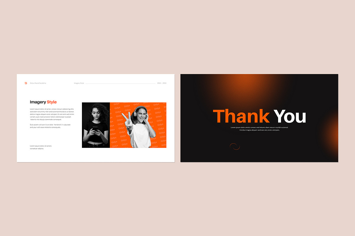 Modern Brand Guideline Template, a Presentation Template by graphypix (Photo 9 of 9)
