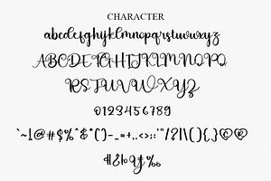 November - Handwritten Font