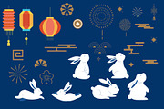 cute mid autumn for kid design, an Object Graphic by Piixypeach (Thumbnail 2 of 7)