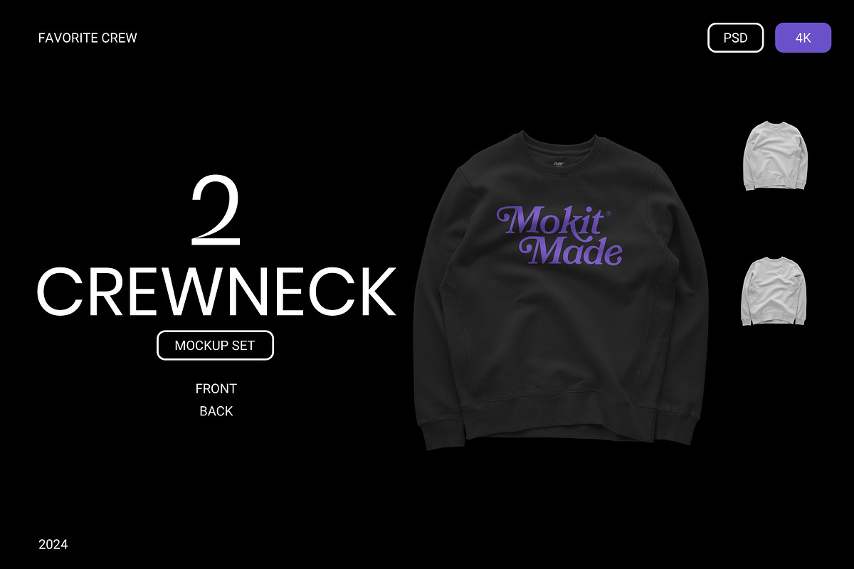 MOKITUP: Heavy Favorite Crew Mockup, a Hoody Mockup by MOKITUP (Photo 1 of 4)