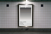 Subway Poster Mockup Bundle Metro, an Advertising Mockup by FoundImages (Thumbnail 6 of 61)