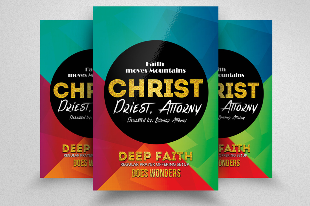 Church Flyers, a Flyer Template by Psd Templates