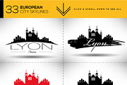 33 European City Skylines, an Outline Icon by Kursat Unsal (Thumbnail 3 of 3)