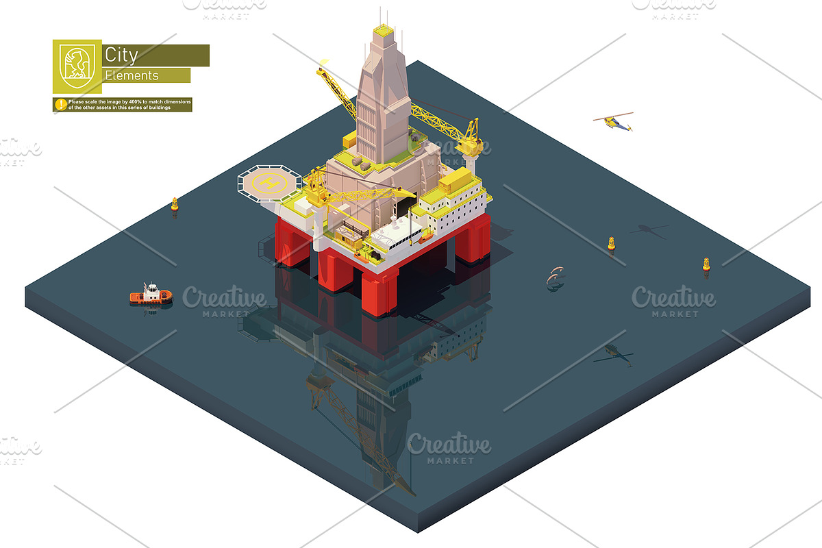 Isometric city map elements, an Object Graphic by tele52 (Photo 55 of 72)