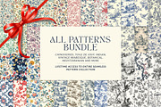 450+ Seamless Patterns Bundle, a Pattern Graphic by Olya Creative (Thumbnail 1 of 11)