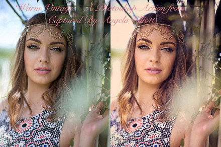 Warm Vintage - Photoshop Action
